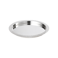 A Silver Plated Circular Tray, c. 1940