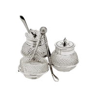 Antique Golf Cruet  Silver Plated