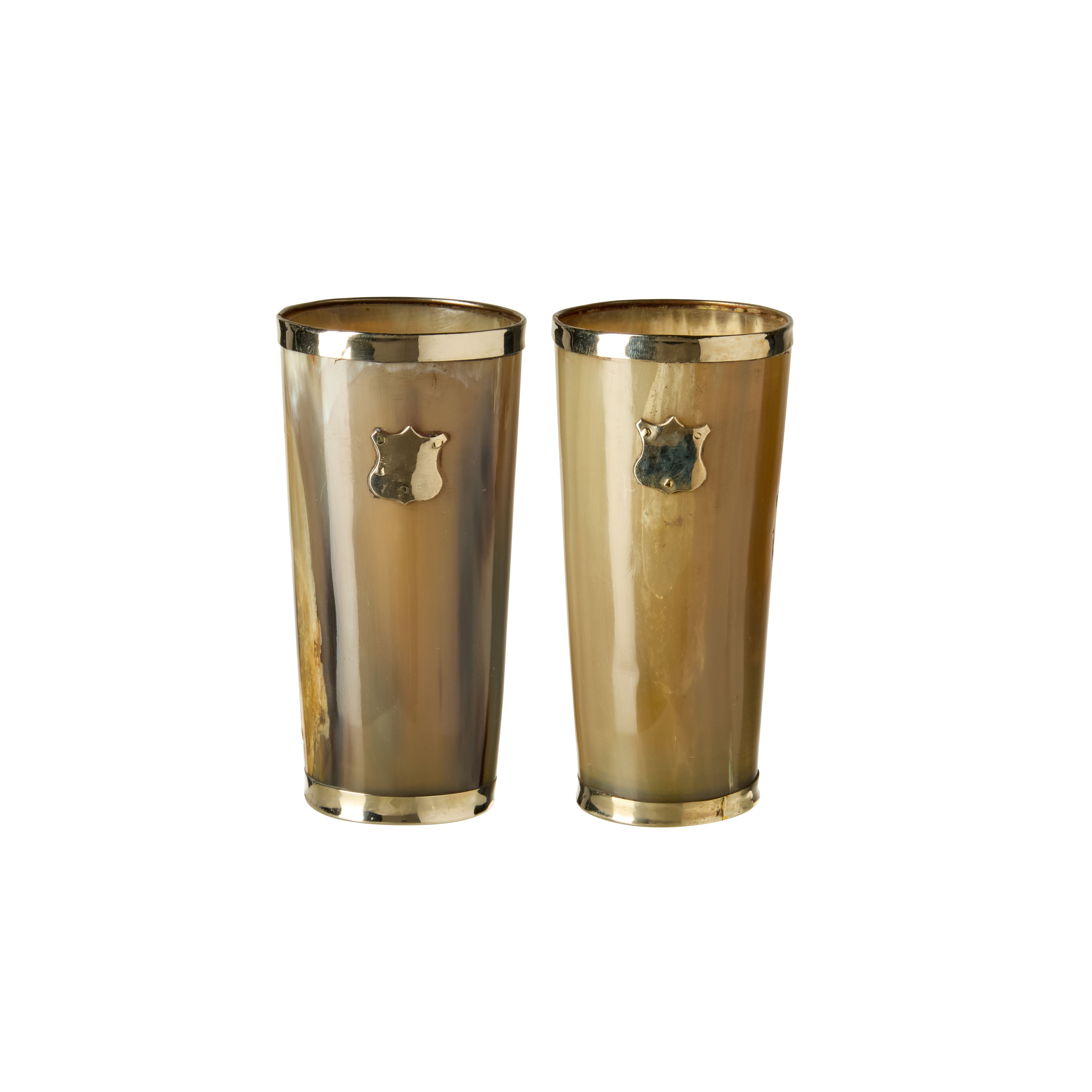 Antique Horn Beakers 20th Century
