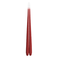 Winter Red Dinner Candle Hanging Pair