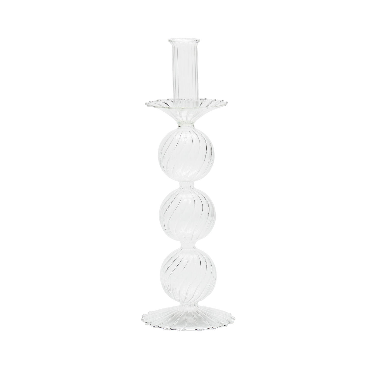 Iris Candlestick Clear