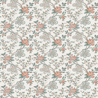 Dauphine Genevieve Teal/Coral/Ivory NCF4621-01