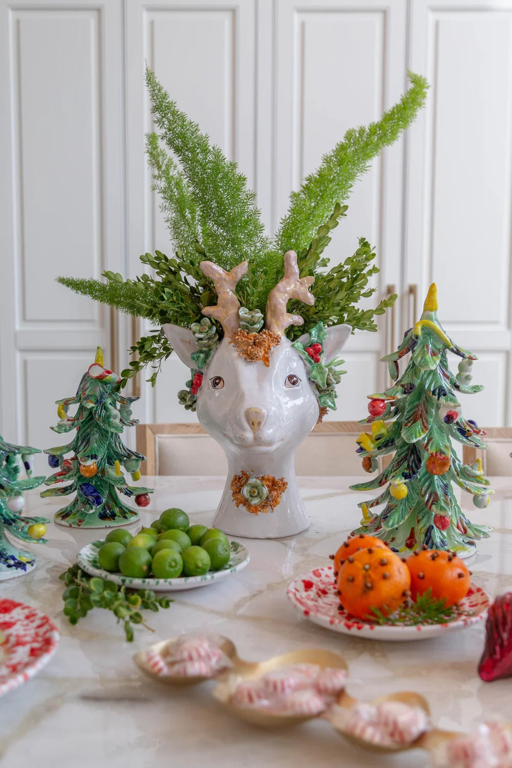 Ceramic Reindeer Head