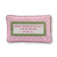Mirror Mirror Needlepoint Cushion