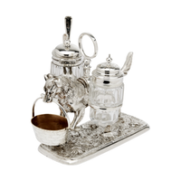 Antique Dog Cruet Silver Plated
