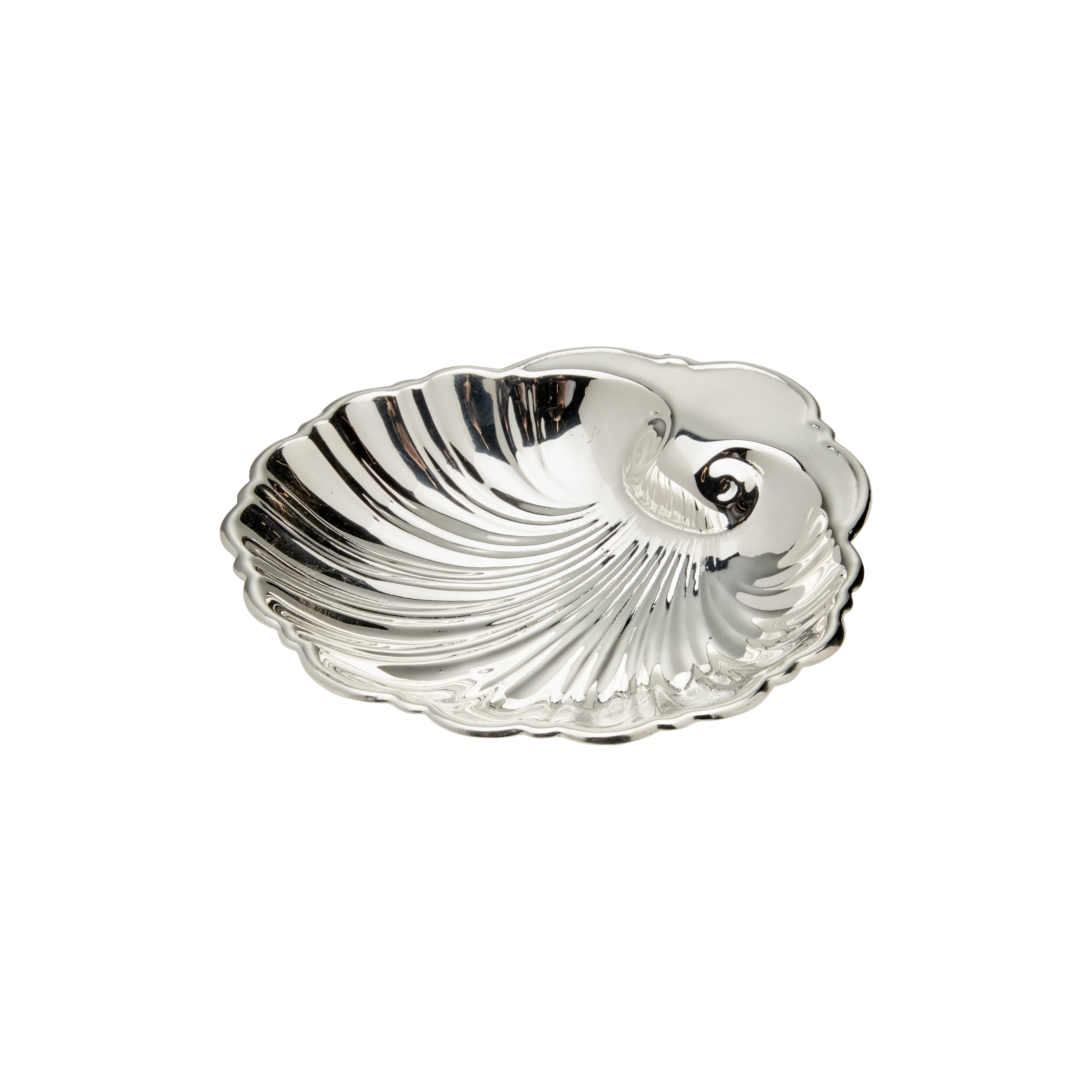 Antique Shell Dish Silver Plated c.1940