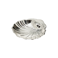 Antique Shell Dish Silver Plated c.1940