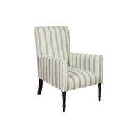 Deedes Armchair in La Rochelle Stripe