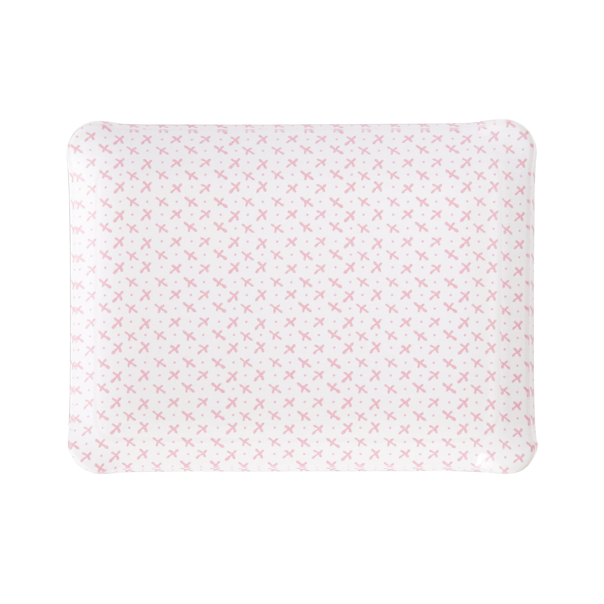 Fabric Tray Small Sprig Pink