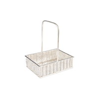 A Silver Plated Basketweave Basket Small, c. 1900