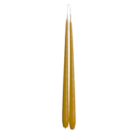Straw Dinner Candle Hanging Pair