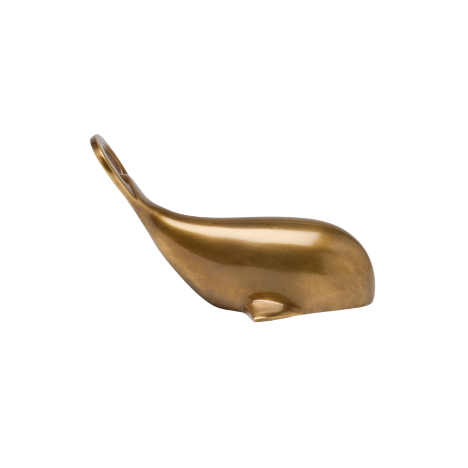 Whale Bottle Opener Antique Brass