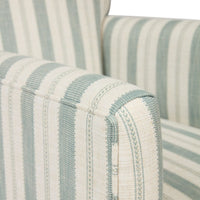 Deedes Armchair in La Rochelle Stripe