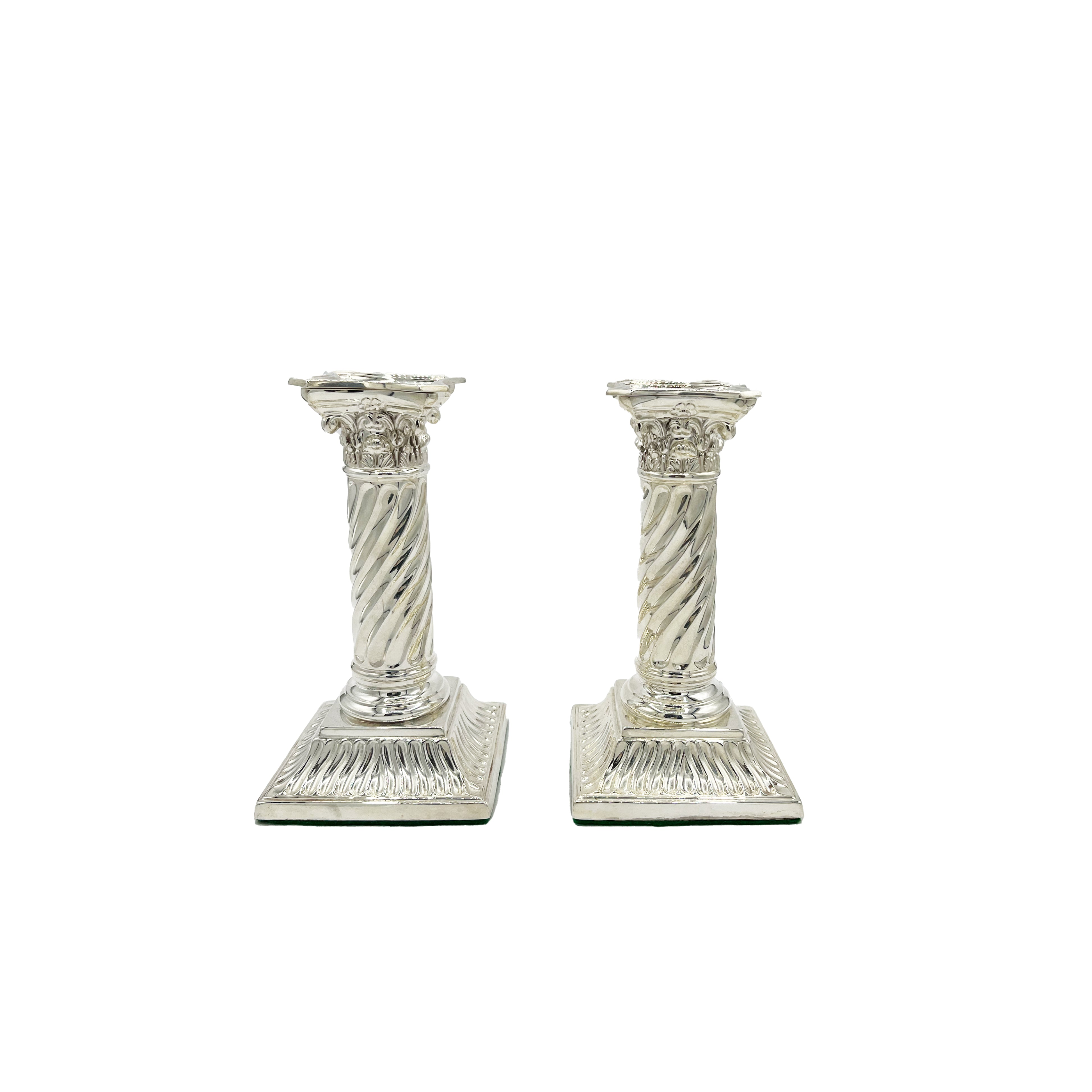 Antique Pair of S-P Candlesticks Circa 1910