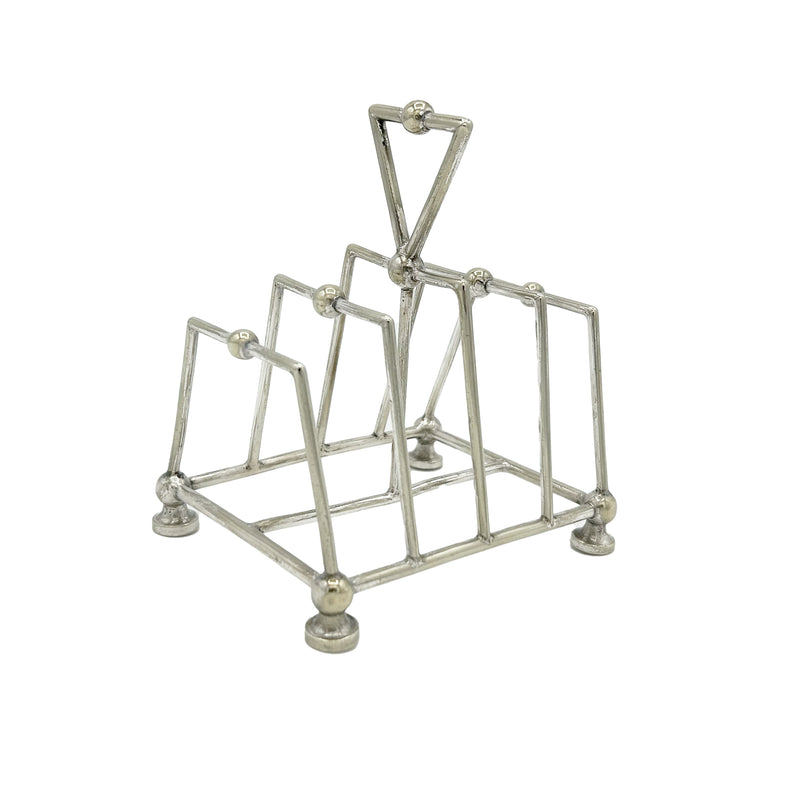 Antique Silver Plated Toast Rack Hunkin + Heath c.1900