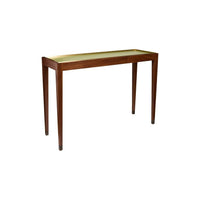 Sidney Console Faux Leather Meadow
