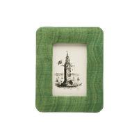 Halle Silken Abaca Frame Dark Green 4x6