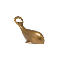 Whale Bottle Opener Antique Brass
