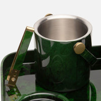 Nelson Gloss Ice Bucket Emerald