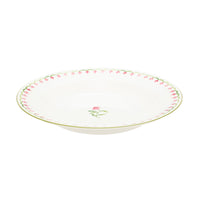 Nina Campbell Marguerite Side Plate Pink on White Background