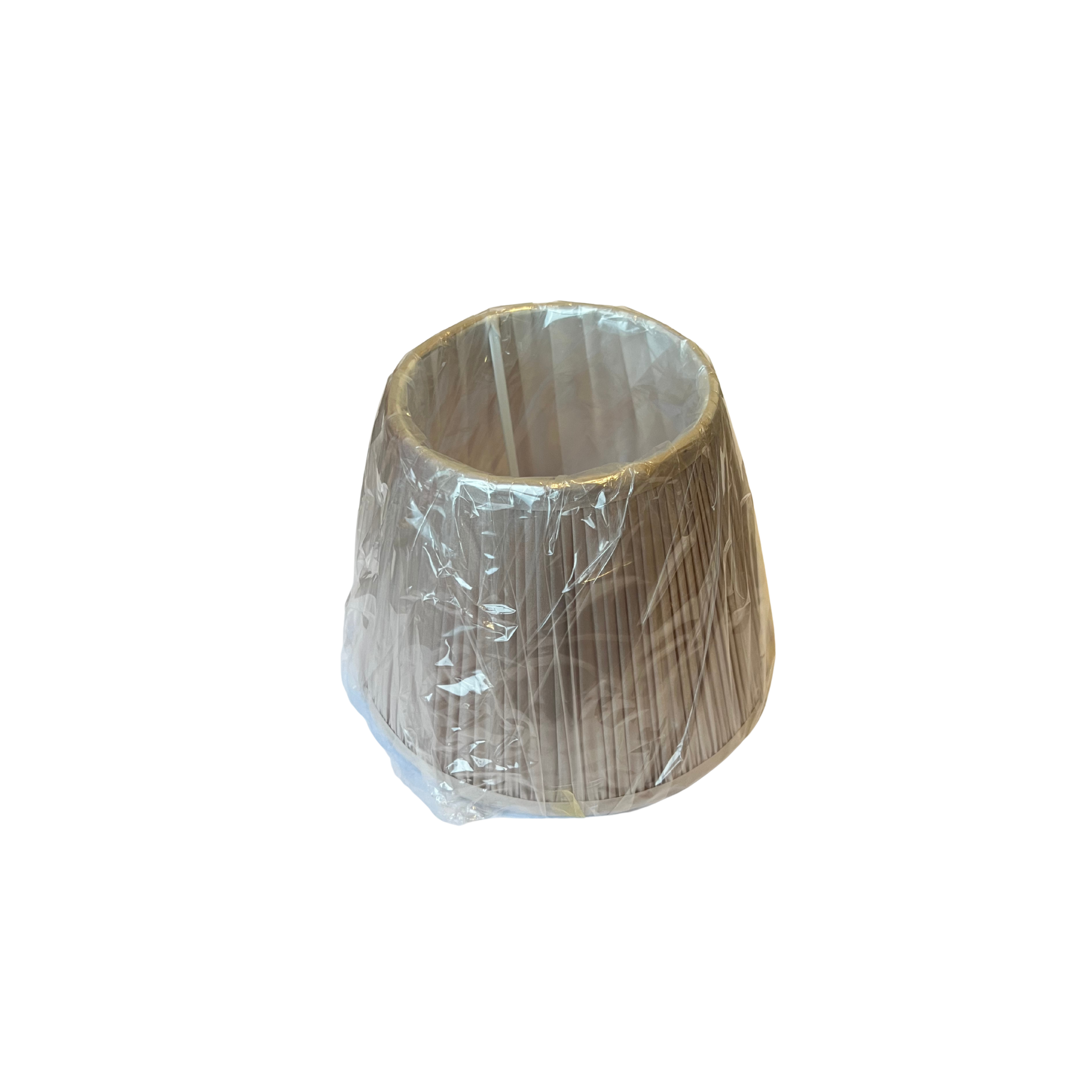 Lampshade Lavender Silk Gathered 8X5X6