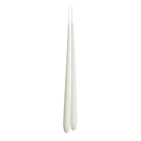 Ivory Dinner Candle Hanging Pair