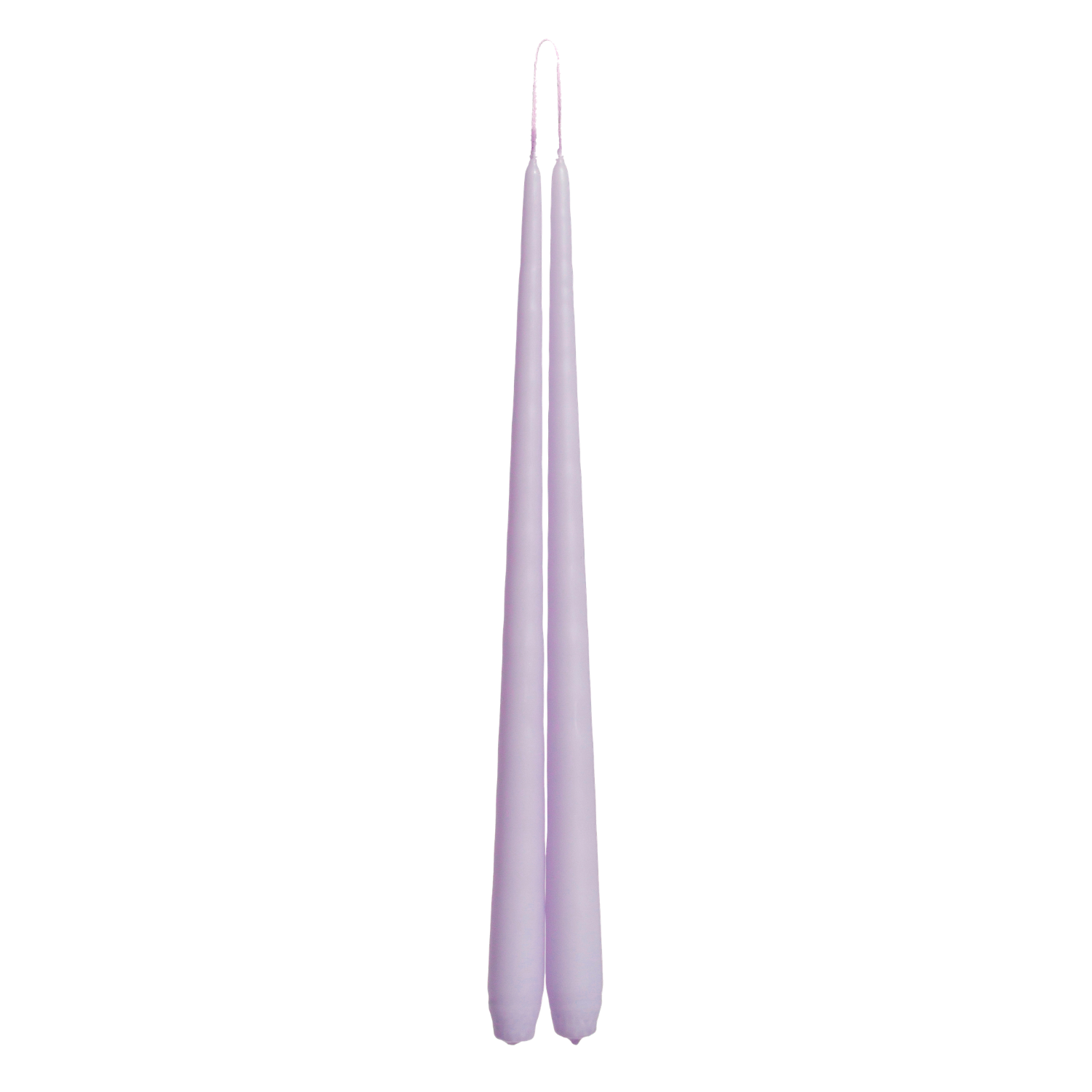 Lavender Dinner Candle Hanging Pair
