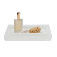 Abiko Nested Trays Set of 2 Pearl White