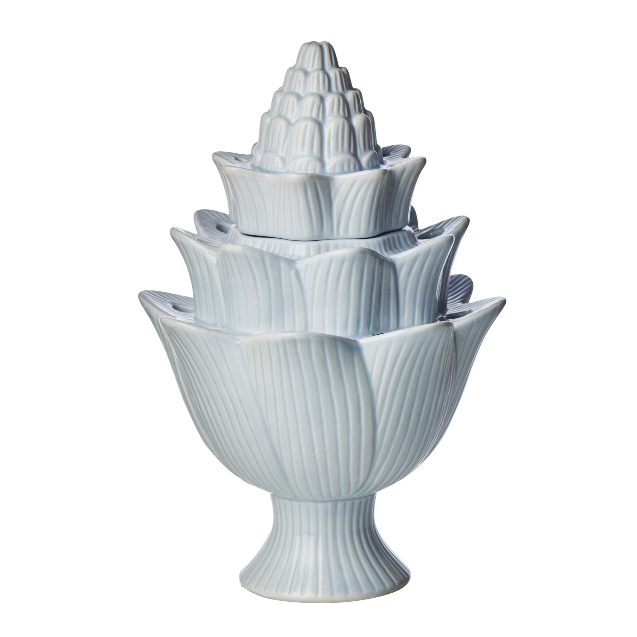 Tulipiere Artichoke Large Light Blue
