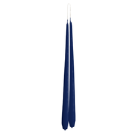Deep Navy Dinner Candle Hanging Pair