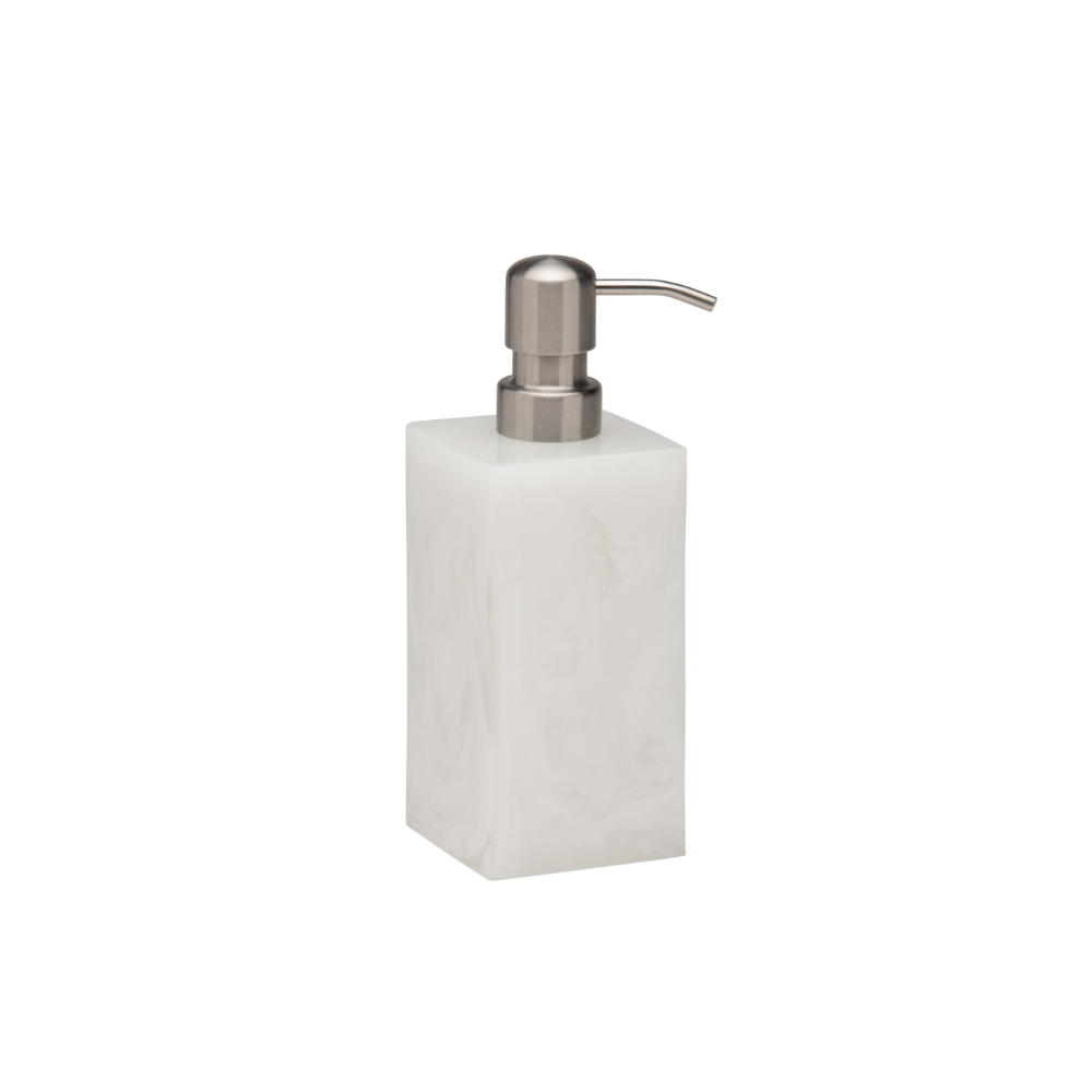 Abiko Soap Pump Pearl White