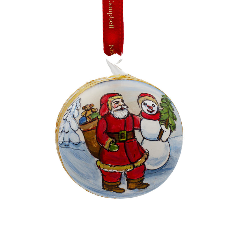 Bauble Santa Snowman