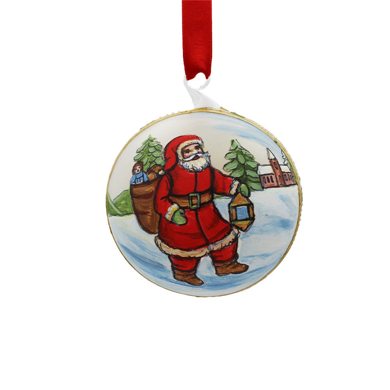 Bauble Santa Lantern