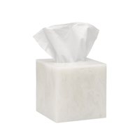 Abiko Tissue Box Pearl White