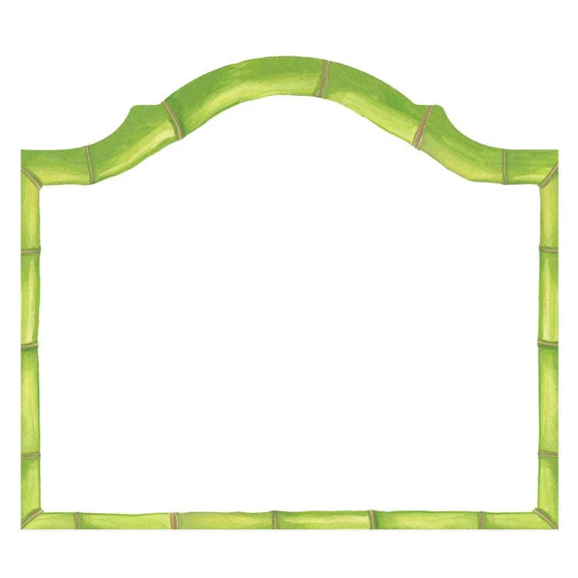 Placecard Green Bamboo Arch 8"