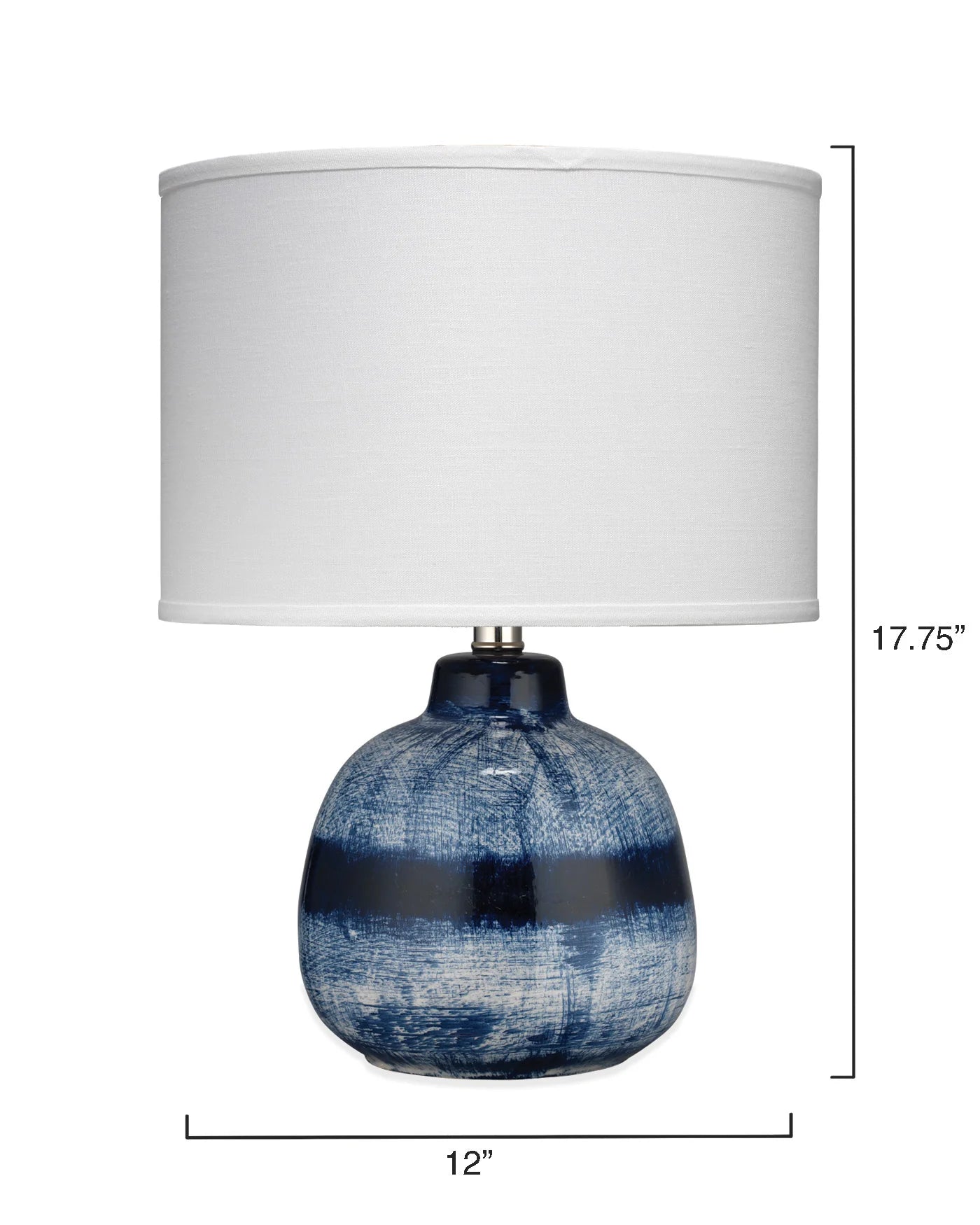Batik Table Lamp Small Blue Nina Campbell