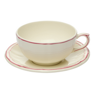 Breakfast Cup & Saucer Filet Pivoine