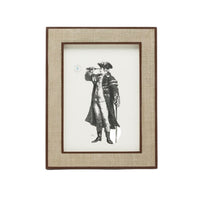 Aberdeen Frame Taupe/Brown  5 x 7