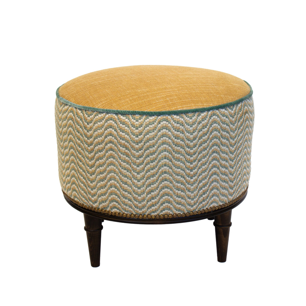 Alice Stool Orford Red/Rose/Taupe | Nina Campbell