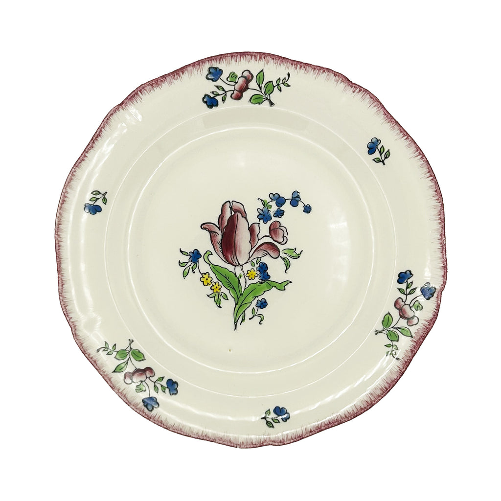 Antique Floral Plates Dinner Set of 10 Nina Campbell