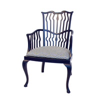 Archie Chair in Navy with Ondoso seat pad