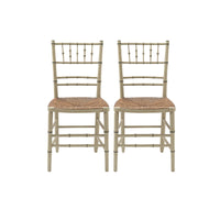 Antique Pair Regency Faux Bamboo Chairs c.1820 - Pair 1