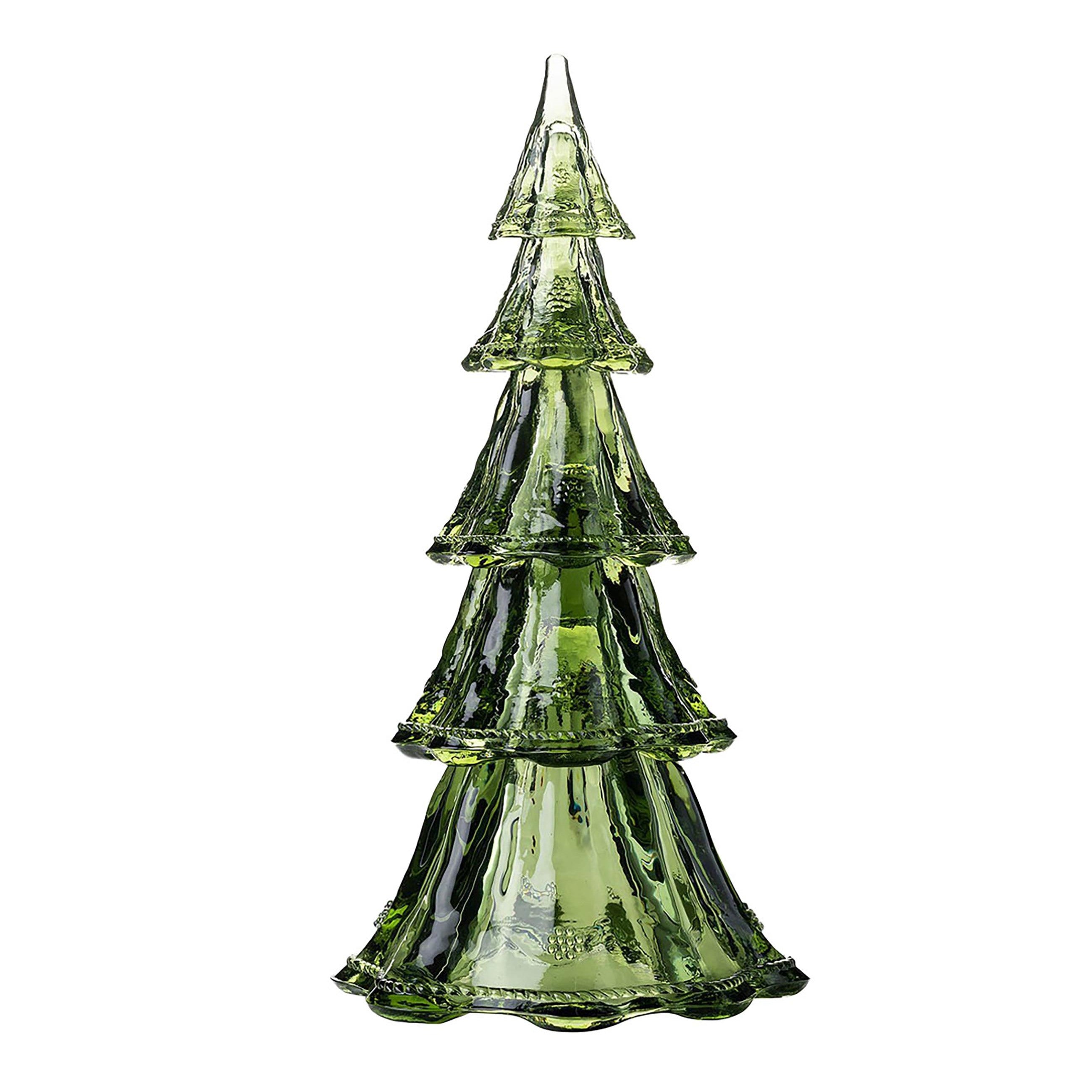 Berry & Thread Glass Stackable Tree Green Large