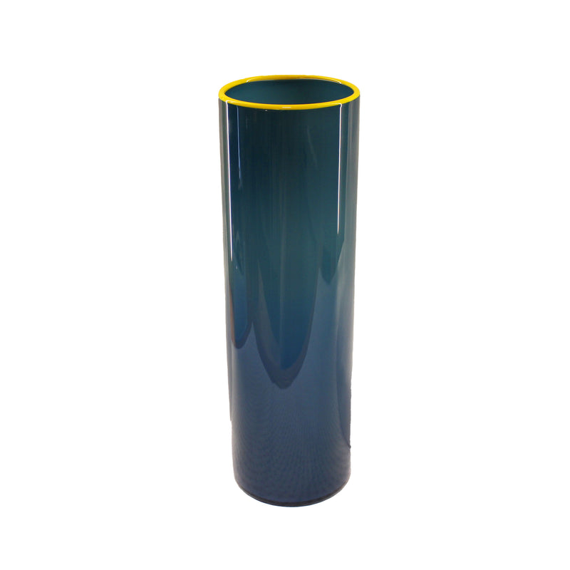 Haus Tall Cylinder Vase Navy Blue