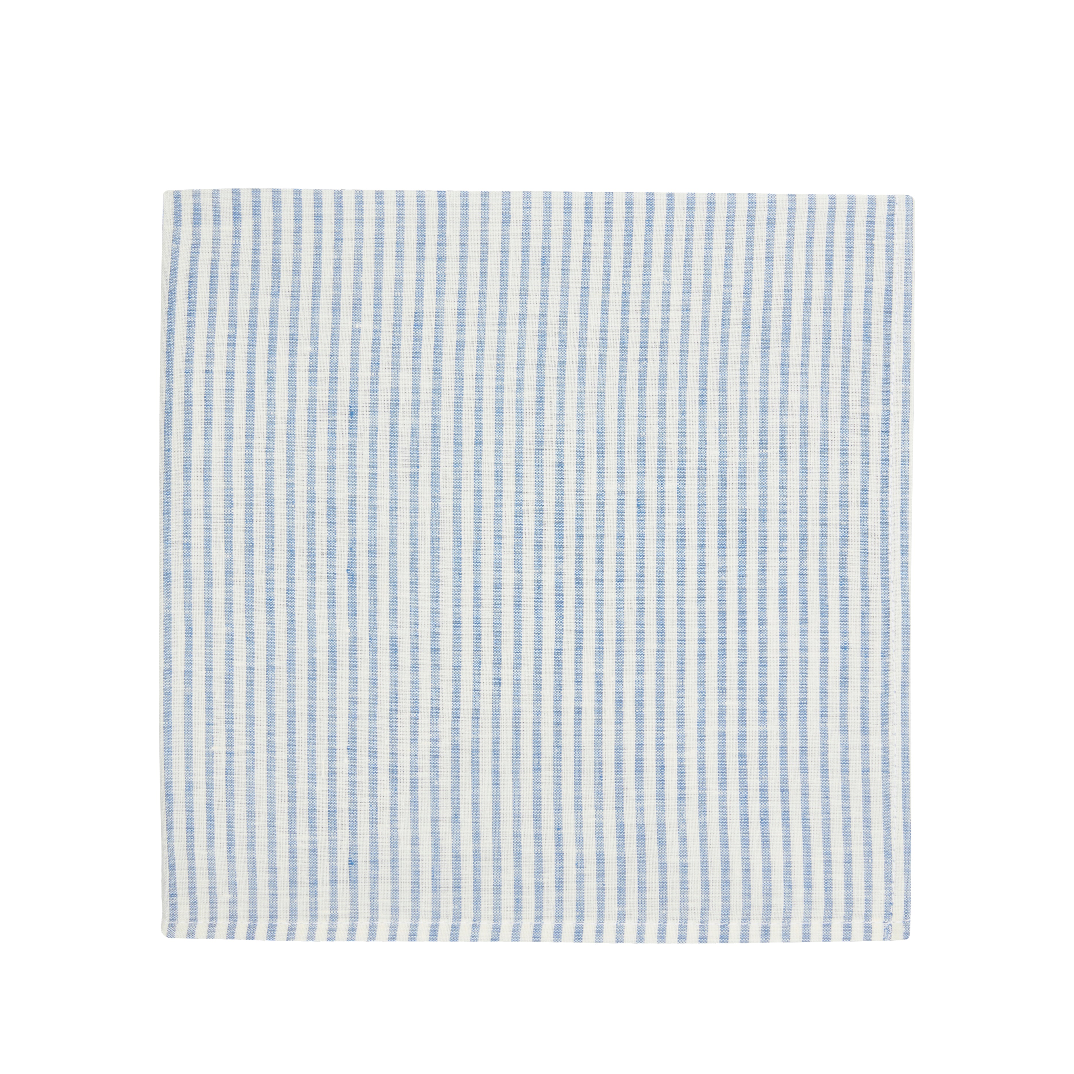Napkin Stripe 54cm x 54cm - Blue and White