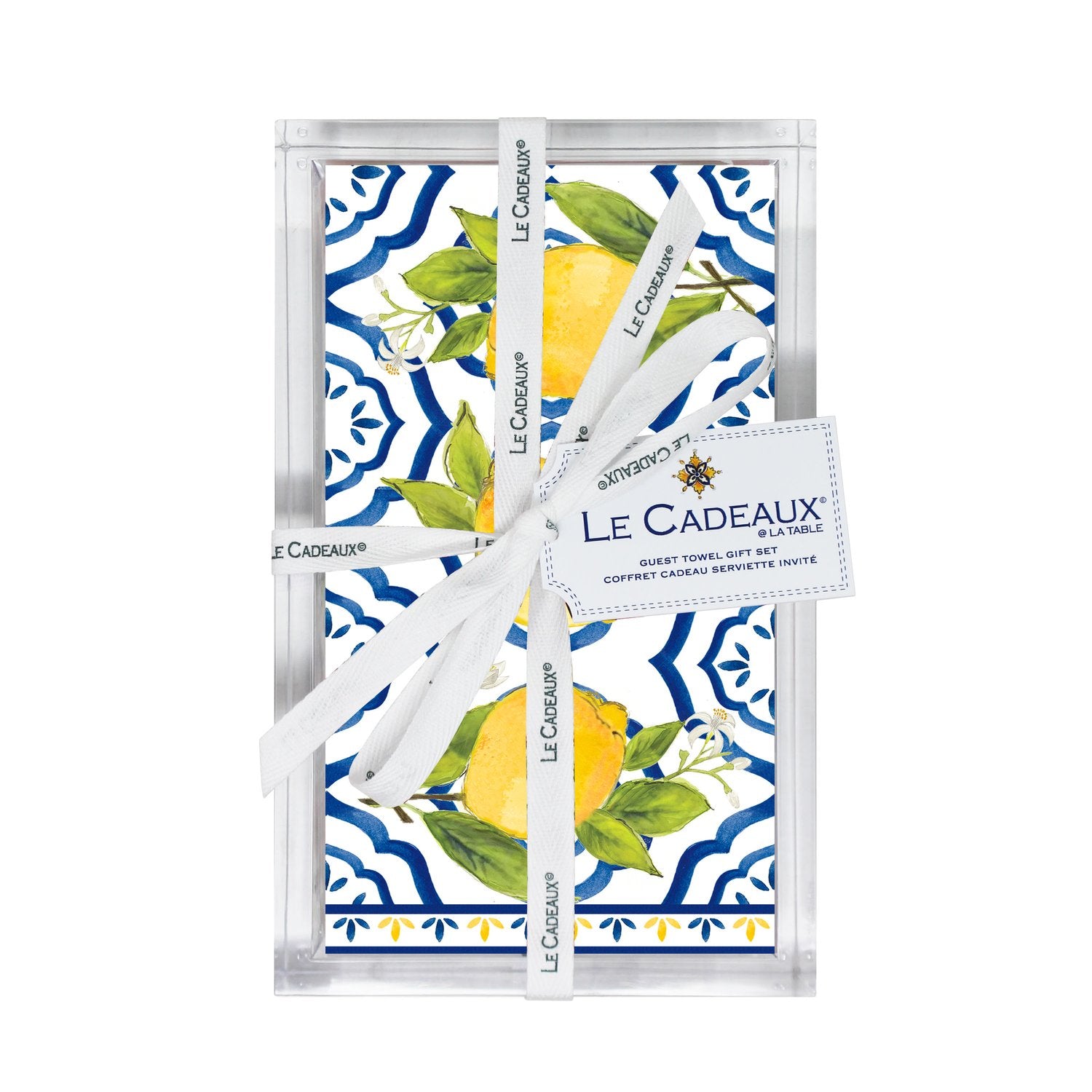 Palermo Guest Towels and Holder