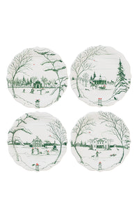 Country Estate Winter Frolic Side Plate Set of Four