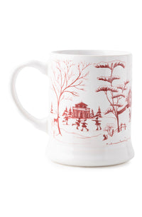 Country Estate Winter Frolic Mug Ruby