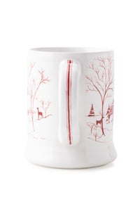 Country Estate Winter Frolic Mug Ruby