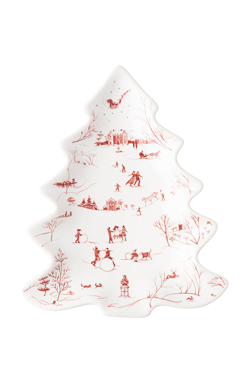 Country Estate Winter Frolic -  Small Tree Tray 10"